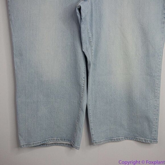 NEW Madewell‎ Plus Perfect Vintage Wide-Leg Crop Jean in Edmunds Wash, 28W - Picture 4 of 16